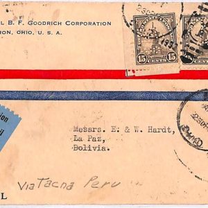 ai3674 - USA - POSTAL HISTORY - Air Mail Cover - Olympic Games - 1933 R! PERFIN