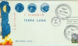 84693 - ITALY - Postal History - USA reused  FDC COVER 1969 Apollo XII SPACE
