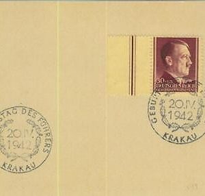 95411 - POLAND General Government - POSTAL HISTORY - FDC Cover  20.04.1942