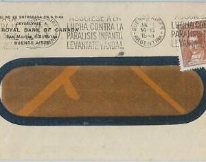 77726 - ARGENTINA - Postal History - POSTMARK - CHILD PARALYSIS  medicine  1945