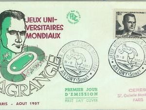 67779 - FRANCE - POSTAL HISTORY - FDC COVER  1957:  UNIVERSIADE