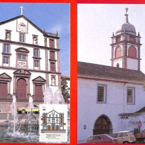 aa3248 - PORTUGAL Madeira - Postal History - 2  MAXIMUM CARD 1989 Architecture