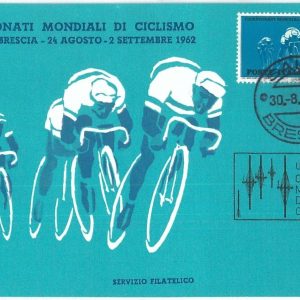 72621 - ITALY - Postal History - MAXIMUM CARD - CYCLING World Championship 1962