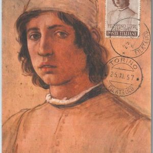 72604 - ITALY - Postal History - MAXIMUM CARD -  ART Filippo Lippi 1957