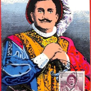 aa3371  - ITALY - POSTAL HISTORY - MAXIMUM CARD - 1973 Music CARUSO