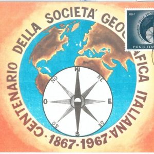72645 - ITALY - Postal History - MAXIMUM CARD - GEOGRAPHY Maps compass 1967