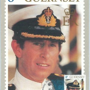 68946 -  GUERNSEY - POSTAL HISTORY - MAXIMUM CARD - Royalty: Prince Charles 1981