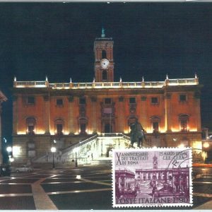 72614 - ITALY - Postal History - MAXIMUM CARD - HISTORY Architecture 1961