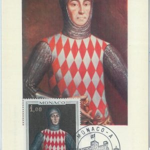 81280  - MONACO - Postal History -  FDC  MAXIMUM CARD -  ROYALTY 1967