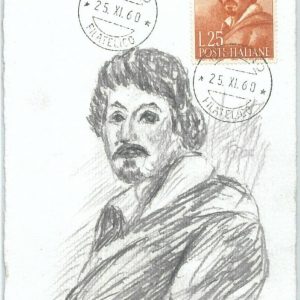 72608 - ITALY - Postal History - MAXIMUM CARD -  ART  Caravaggio 1960