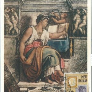 72623 - ITALY - Postal History - MAXIMUM CARD -  ART  Michelangelo 1962