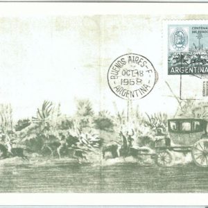 72876 - ARGENTINA - Postal History - MAXIMUM CARD -  ARCHITECTURE  1958