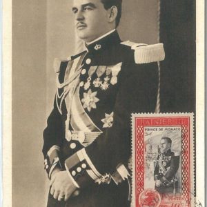 72850 - MONACO  - Postal History - MAXIMUM CARD - ROYALTY  1950