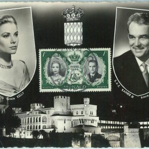 68732 - MONACO - Postal History - MAXIMUM CARD 1956 - ROYALTY Royal Marriage