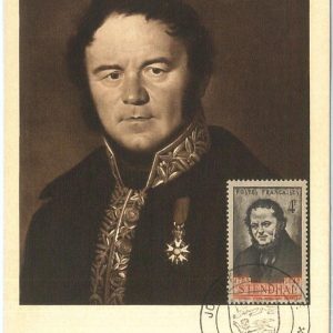 72721 -  FRANCE - Postal History -  MAXIMUM CARD -  Literature STENDHAL 1953