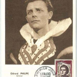 72730 -  FRANCE - Postal History -  MAXIMUM CARD -  THEATRE  G. Philipe   1961