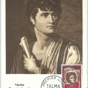 72752 -  FRANCE - Postal History -  MAXIMUM CARD -  THEATRE  Talma   1961