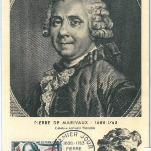 72734 -  FRANCE - Postal History -  MAXIMUM CARD -  THEATRE  Marivaux   1963