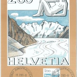 72713 -  SWITZERLAND - Postal History -  MAXIMUM CARD -  MOUNTAINS Nature 1983