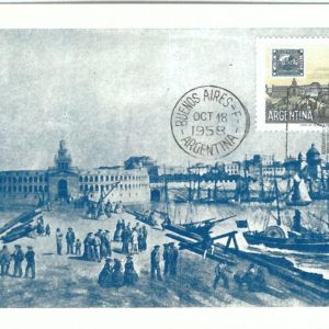 72875 - ARGENTINA - Postal History - MAXIMUM CARD -  ARCHITECTURE  1958