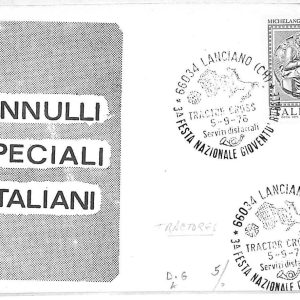 ai3118 - ITALY - POSTAL HISTORY - Special Postmark - Agricolture HORSES  - 1976