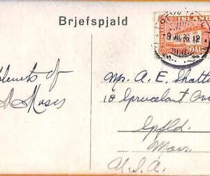 99279 - ICELAND Island  - POSTAL HISTORY -  POSTCARD to the USA  1936