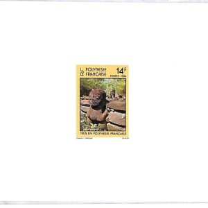 ai3163 - POLYNESIE FRANCAISE - Stamp - Deluxe Proof sheet ART Prehistory - 1984