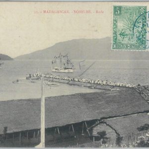 81179 - MADAGASCAR - POSTAL HISTORY: POSTCARD from NOSSI BE postmarked ANANALAVA