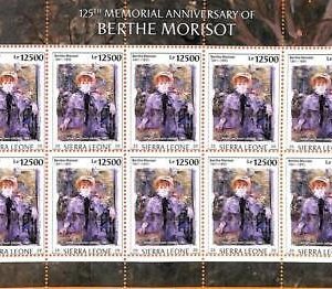 A6921 - SIERRA LEONE - Stamp Sheet - 2020 - ART, BERTHE MORISOT