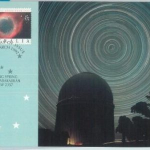 81385 - AUSTRALIA  - set of 3 MAXIMUM CARDs  -  SPACE Astro Communicatons 1992