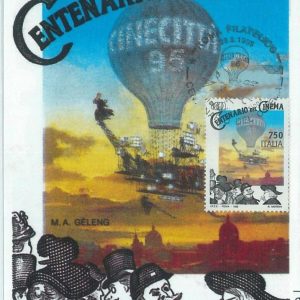 67277 - ITALY  - Postal History -  MAXIMUM CARD  - CINEMA 1995  Cinecitta'
