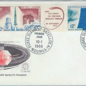 82810 -  NOUVELLE CALEDONIE  - Postal History -  FDC COVER - SPACE  1966