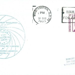 73886 - USA - Postal History - SPECIAL Cover 1973 - SPACE Astro OBSERVATORY