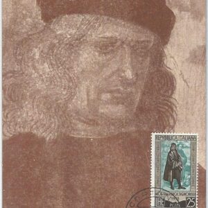 71034 -  ITALY - Postal History - FDC  MAXIMUM CARD -   ART Signorinellli  1953