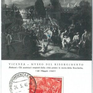 71023 -  ITALY - Postal History - MAXIMUM CARD - HISTORY  Art  1948