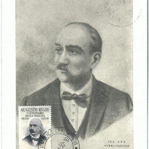 71024 -  ITALY - Postal History - MAXIMUM CARD - PHYSICS : Righi  1955
