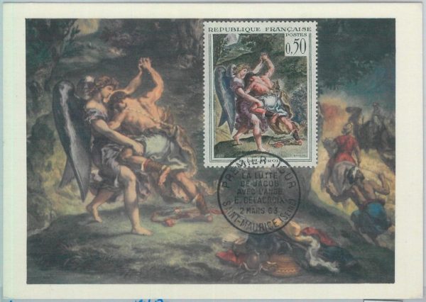 81269 -  FRANCE  - Postal History - FDC MAXIMUM CARD -  ART 1963 Angels