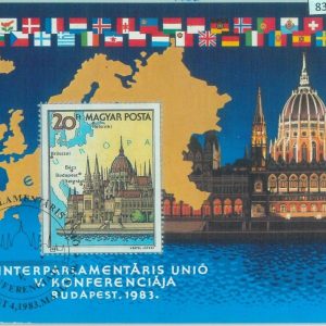 83637 - HUNGARY - Postal History - MAXIMUM CARD -  ARCHITECTURE Europa 1983