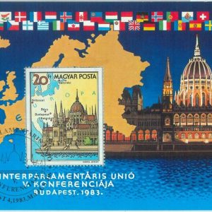 83636 - HUNGARY - Postal History - MAXIMUM CARD -  ARCHITECTURE Europa 1983