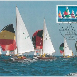 72783 - GERMANY  - Postal History - MAXIMUM CARD - SPORT   Sailing 1982