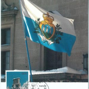 68932 - SAN MARINO -  MAXIMUM CARD   - ARCHITECTURE  1991