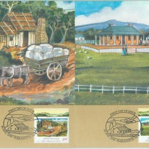 81370 - AUSTRALIA - Postal History: 5 MAXIMUM CARDS - Agricolture ARCHITECTURE