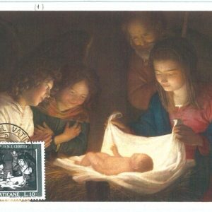 68925 - VATICANO -  MAXIMUM CARD   - ART  Religion 1960