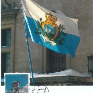 68931 - SAN MARINO -  MAXIMUM CARD   - ARCHITECTURE  1991