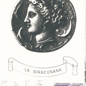71039 -  ITALY   - Postal History - MAXIMUM CARD - ART Siracusana  1954