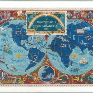 71031 -  ITALY   - Postal History - MAXIMUM CARD -  NATO Maps 1953