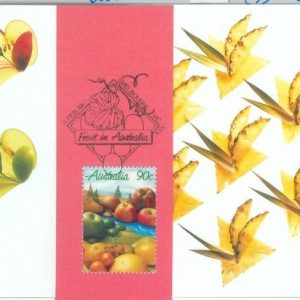81383 - AUSTRALIA - Postal History: 4 MAXIMUM CARDS - NATURE Fruit  1987