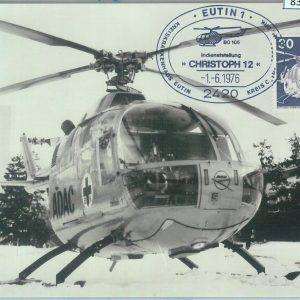 83629 - GERMANY - Postal History -  MAXIMUM CARD - HELICOPTER  1976