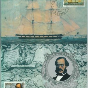 83645 - YUGOSLAVIA  - Postal History - set of 2 MAXIMUM CARDS 1982 EUROPA boats