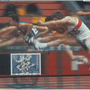 83557 - SWITZERLAND - Postal History - MAXIMUM CARD - SPORTS  Athletics 1986